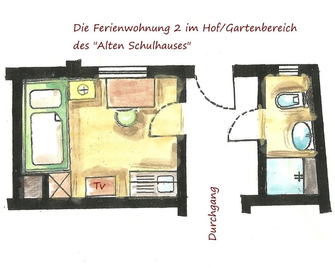 Apartmán Altes Schulhaus Bad Schwartau Pokoj fotografie